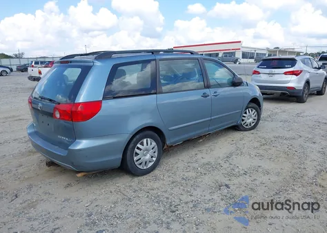 2006 Toyota Sienna Ce из США, поврежденный, VIN 5TDZA23C46S477221